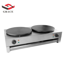 Grace Professional Stainless Steel Commercial Non-stick Electric Double Single Crepe Maker